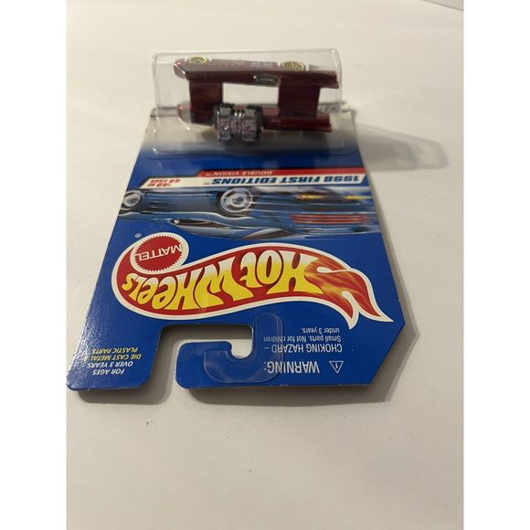 HOT WHEELS DOUBLE VISION TWIN ENGINE CAR FIRST EDITIONS NEW IN 1998 B173 - Picture 3 of 4